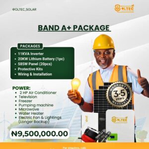 Band A+ Package (11Kva Inverter)